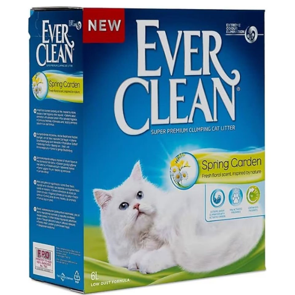 Ever Clean Spring Garden Çiçek Kokulu Topaklanan Kedi Kumu 6lt
