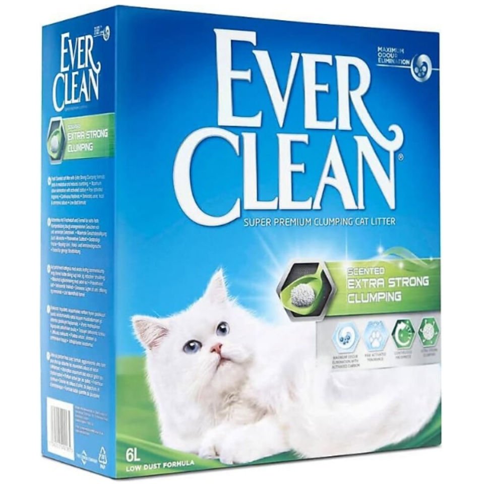 Ever Clean Extra Strong Ekstra Güçlü Kokulu Topaklanan Kedi Kumu 6lt