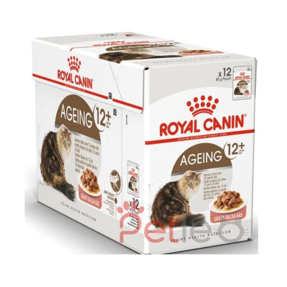 Royal Canin Ageing +12 Sos İçinde Yaşlı Kedi Konservesi 12x85 gr