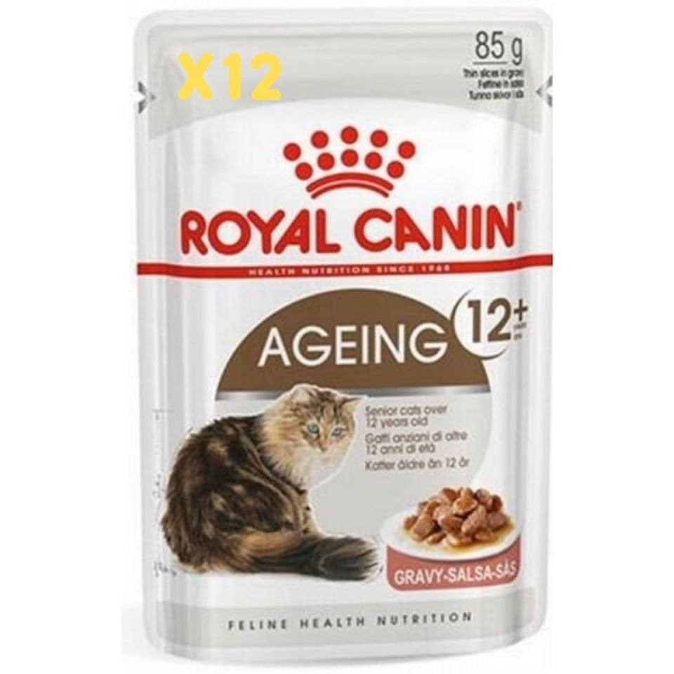 Royal Canin Ageing +12 Sos İçinde Yaşlı Kedi Konservesi 12x85 gr