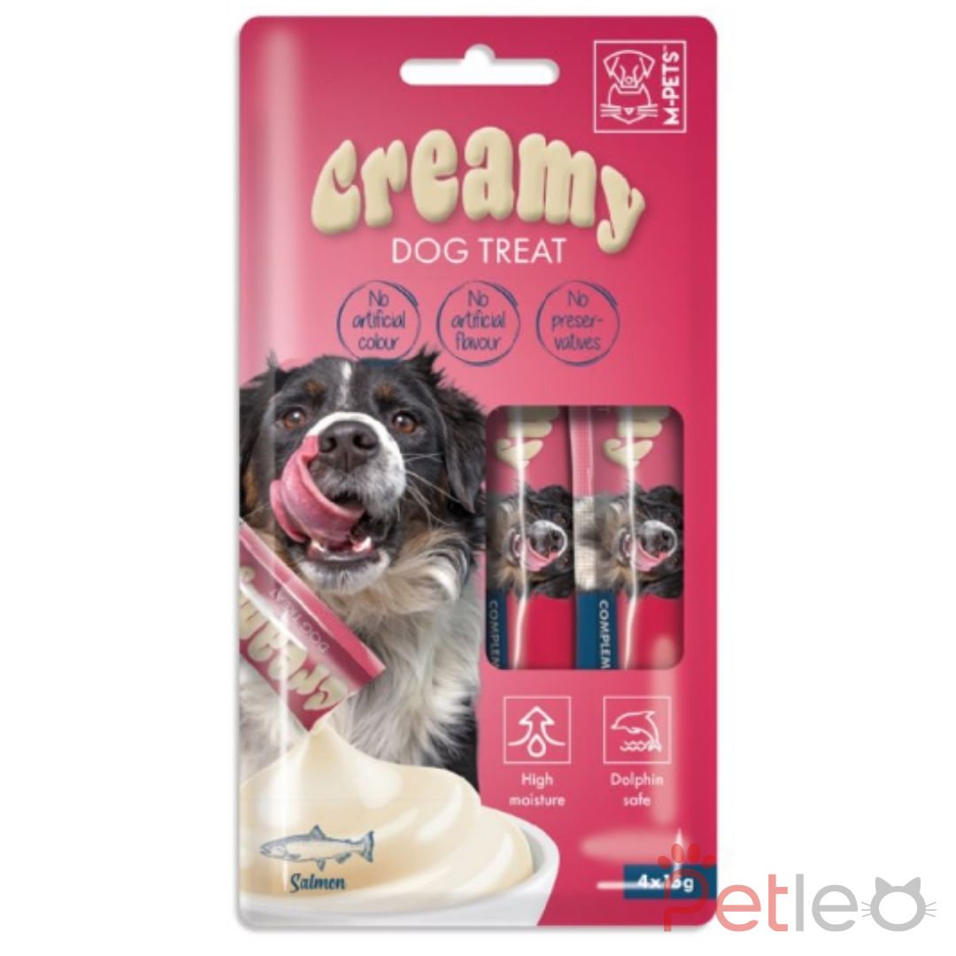 M-Pets Köpek Ödülü Creamy Somon Balıklı 4X15GR