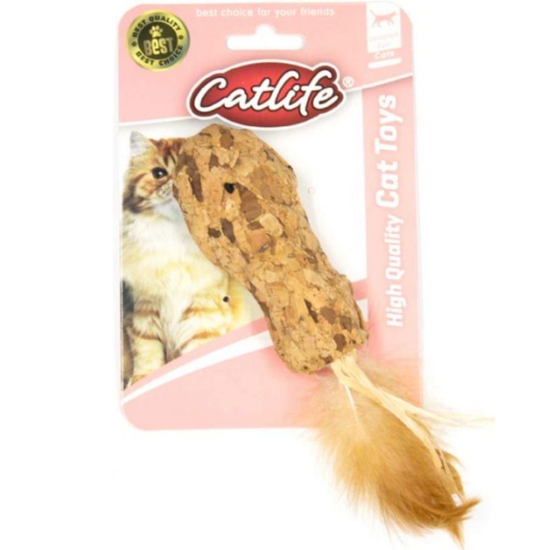 CATLİFE KEDİLER İÇİN TÜYLÜ KUYRUKLU BALIK OYUNCAK