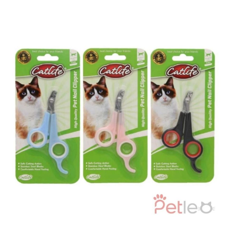 CATLİFE KEDİLER İÇİN TIRNAK MAKASI 12X6CM MİX