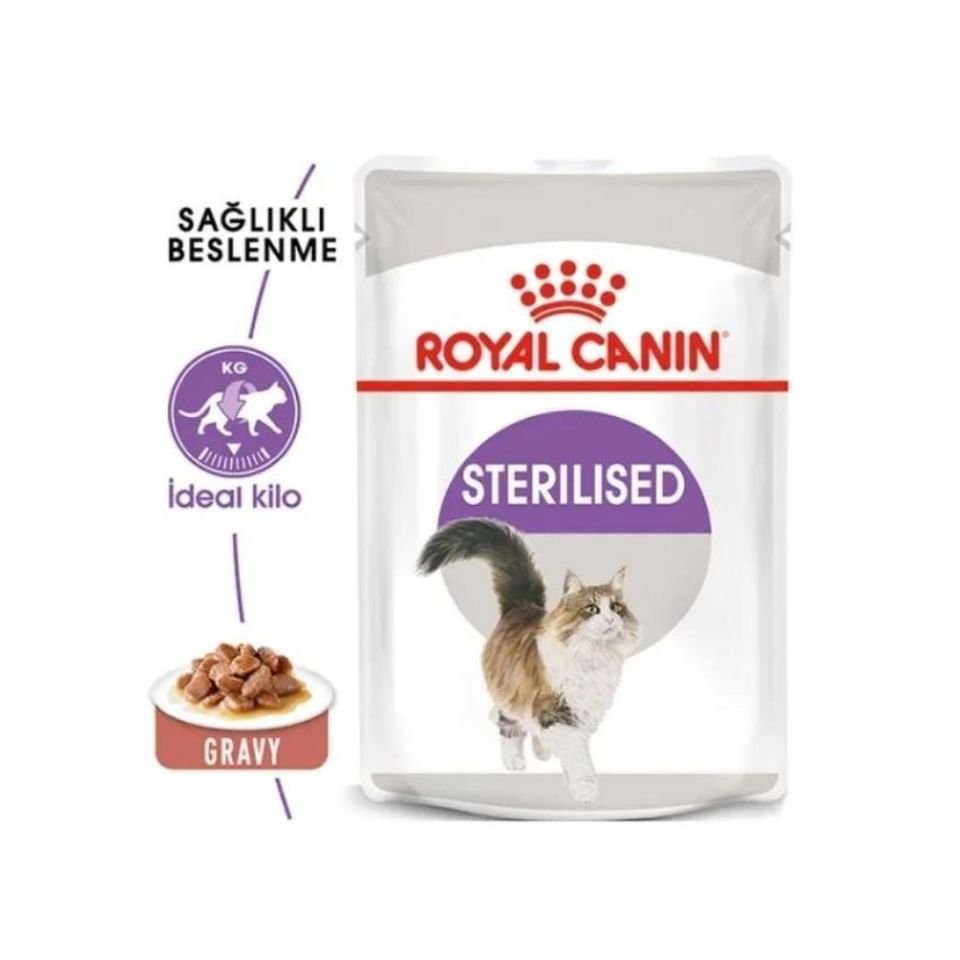 Royal Canin Gravy Sterilised Kısırlaştırılmış Yaş Kedi Maması 85 Gr