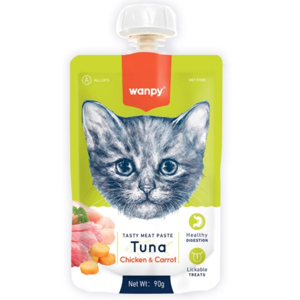 Wanpy Taze Ton Balıklı&Tavuklu Kedi Et Ezmesi 90 gr