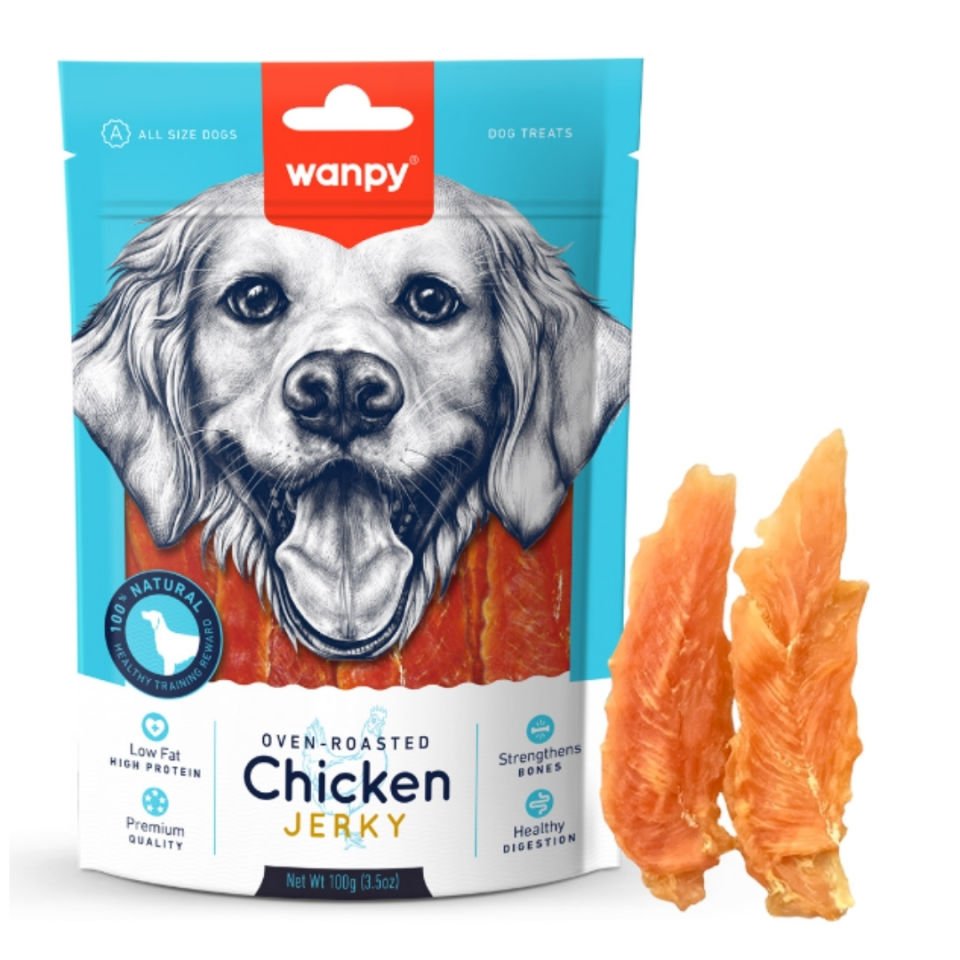 Wanpy Gerçek Tavuk Fileto 100 gr Köpek Ödülü