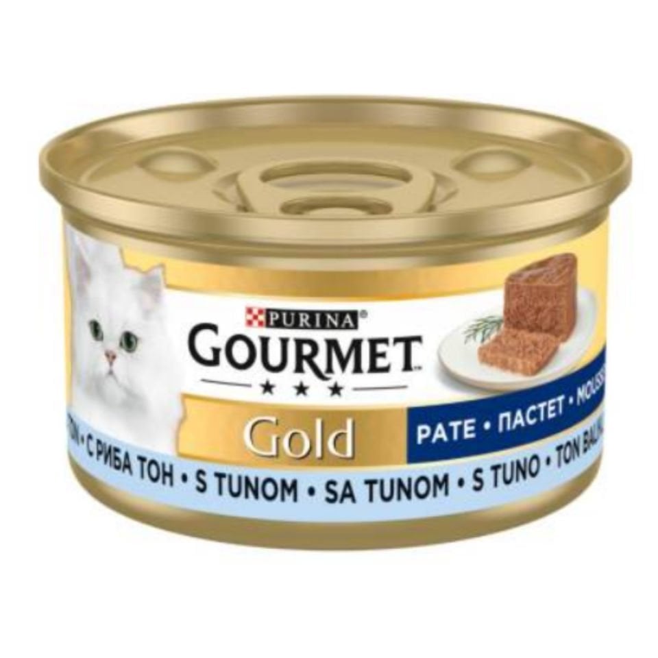 Gourmet Gold Kıyılmış Ton Balıklı Yetişkin Kedi Konservesi 85gr