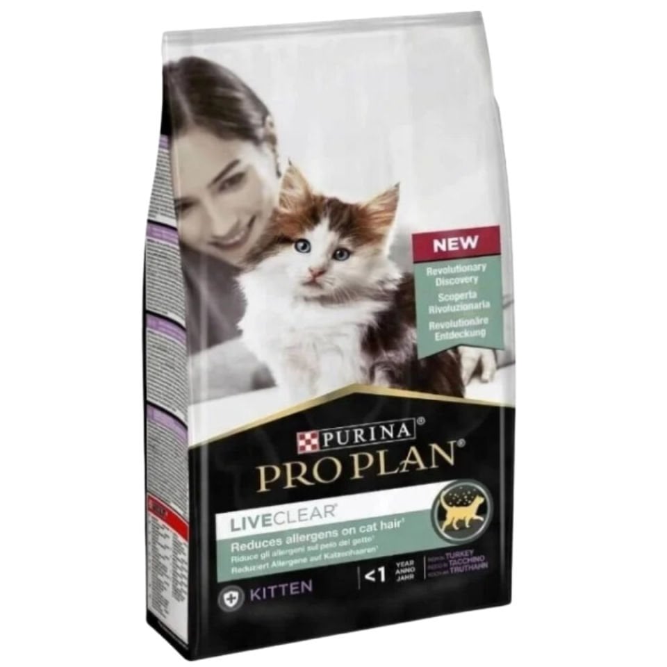 Pro Plan Live Clear Kitten Hindi Etli Yavru Kedi Maması 1,4 Kg