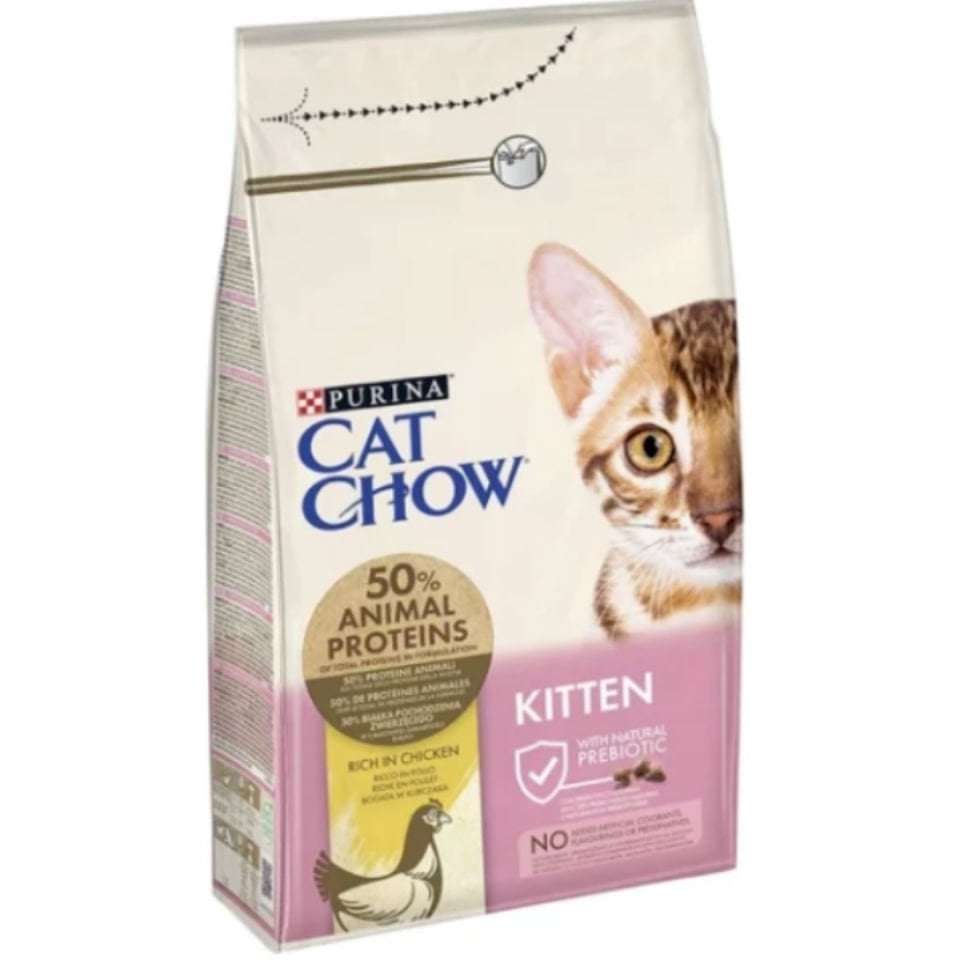 Cat Chow Kitten Tavuklu Yavru Kedi Maması 1,5kg