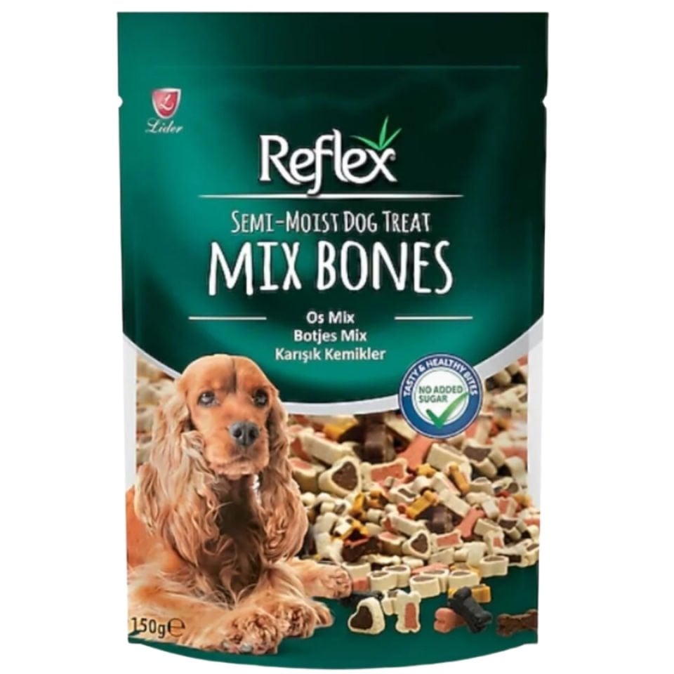 Reflex Karışık Kemikler Yarı Yumuşak Köpek Ödül Maması 150gr