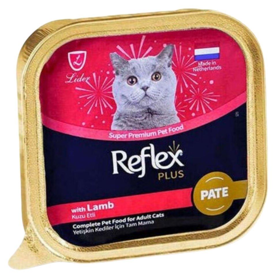 Reflex Plus Pate Kuzu Etli Yetişkin Kedi Yaş Maması 85 Gr