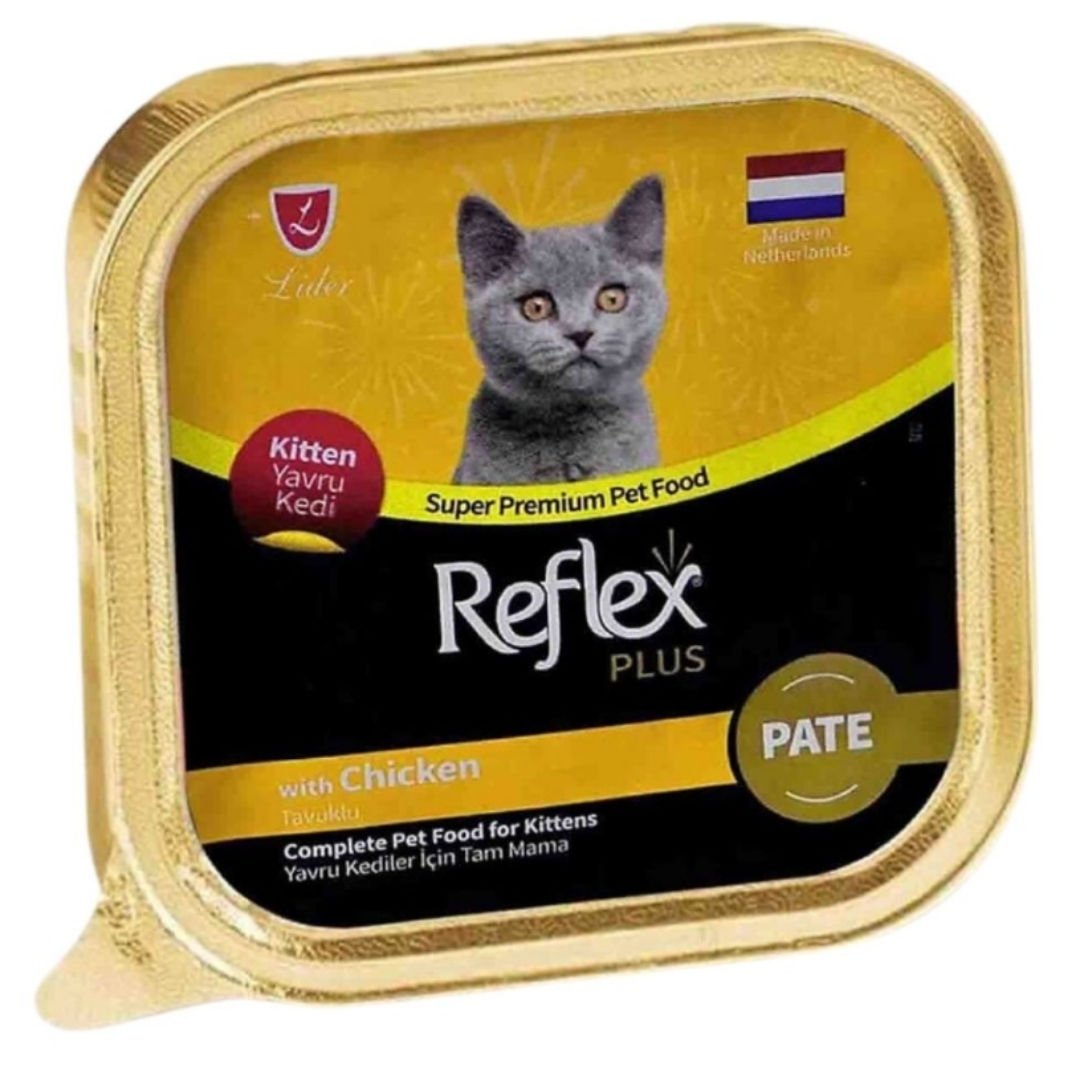 Reflex Plus Pate Tavuklu Yavru Kedi Yaş Maması 85gr