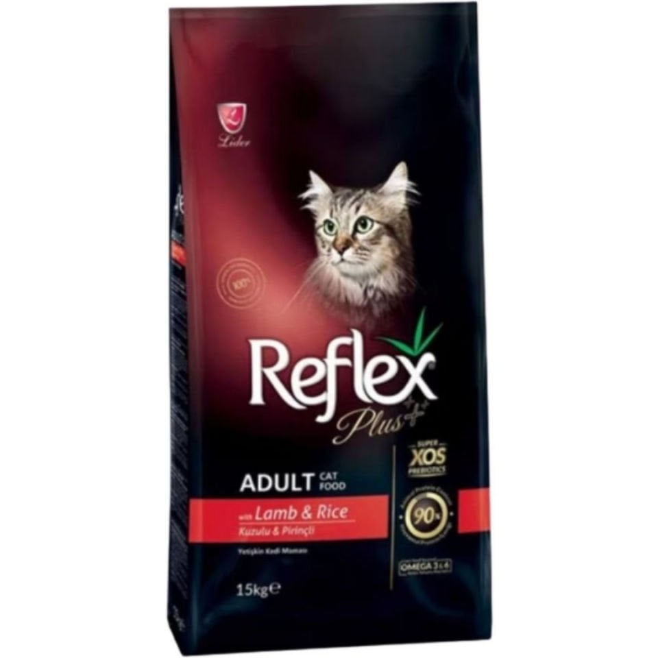Reflex Plus Lamb Rice Kuzu Etli Yetişkin Kedi Maması 15 Kg