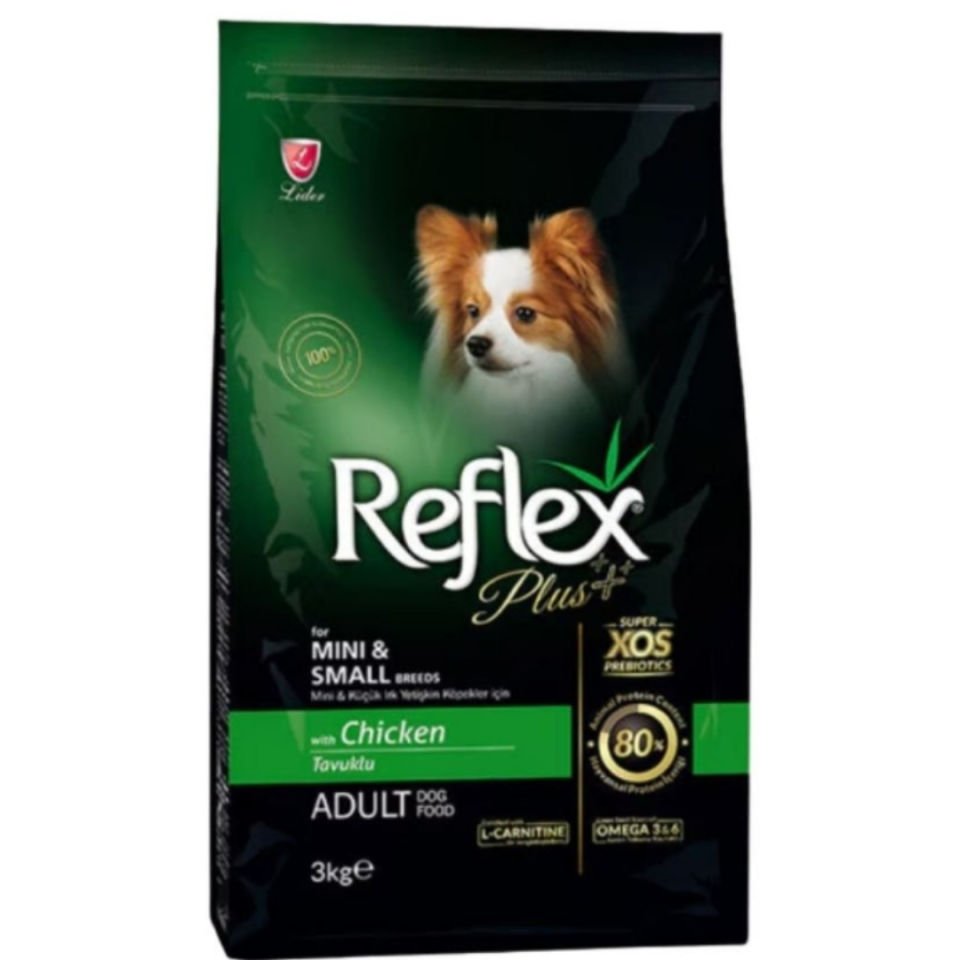 Reflex Plus Mini & Small Tavuklu Küçük Irk Köpek Maması 3 Kg