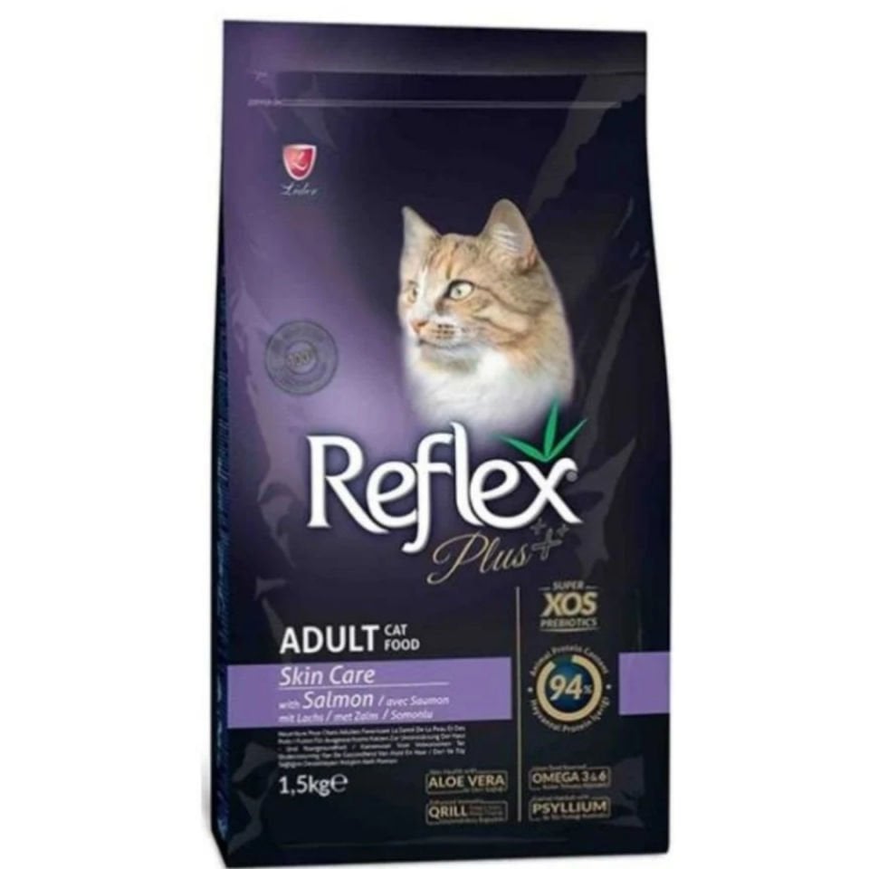 Reflex Plus Skin Care Somon Balıklı Yetişkin Kedi Maması 1,5 kg